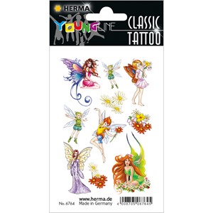 HERMA Tattoo Sticker, Colour Art, Feen