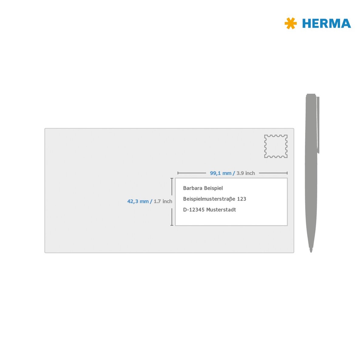 12 Selbstklebende Adressetiketten Pro A4 Blatt – 99 X 42 Mm, Für Drucker Geeignet