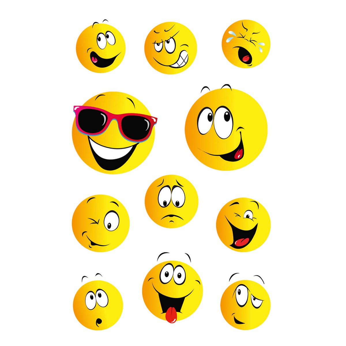 HERMA 15042 - DECOR Sticker, Happy Face