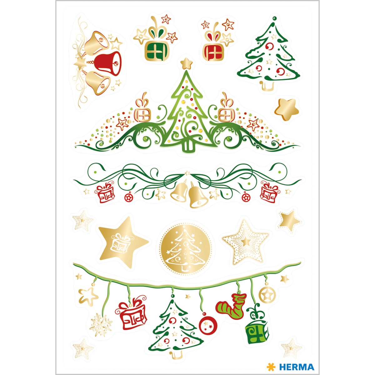 HERMA 15641 - Magic Sticker, Creative Sticker Weihnachtsträume