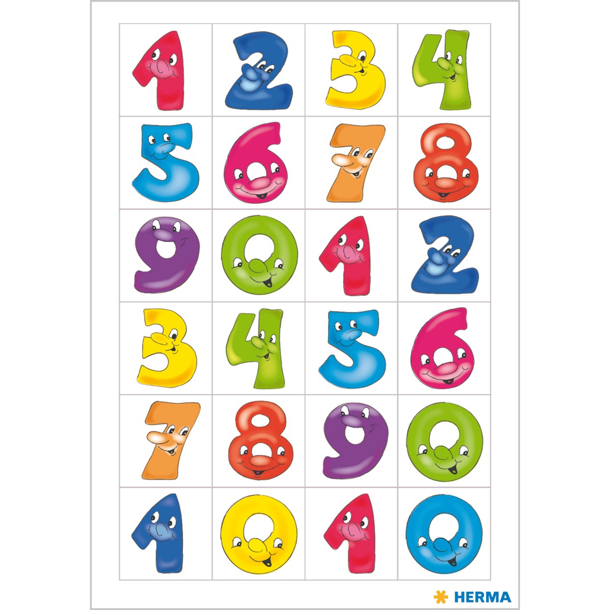 HERMA 15692 - VarioSticker, Zahlen 1 -10