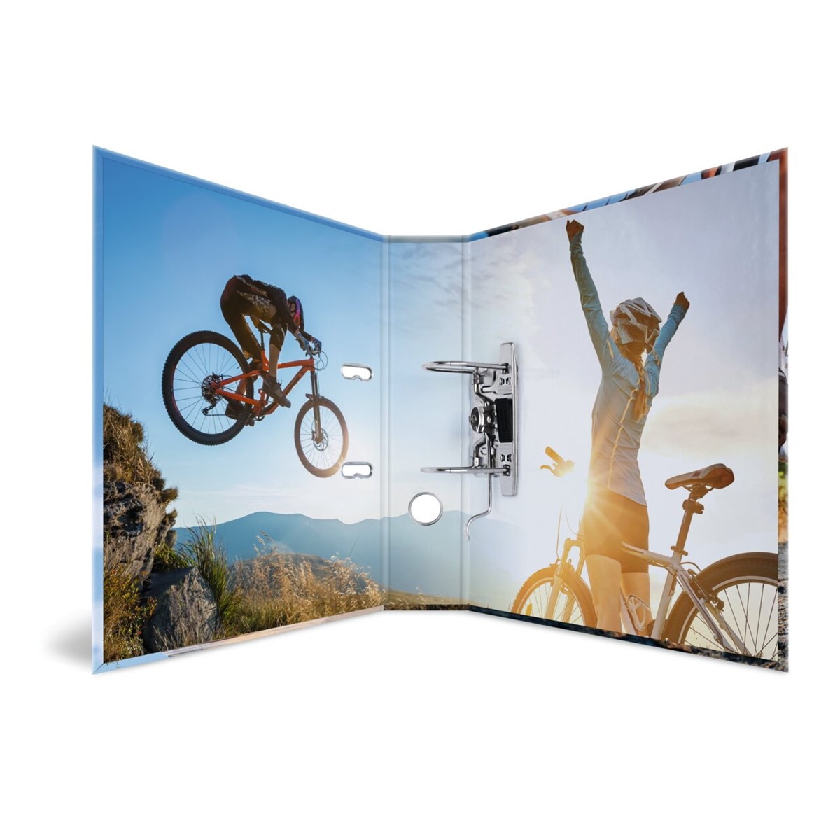 HERMA 20107 - Motiv-Ordner, Mountain Bike, A4