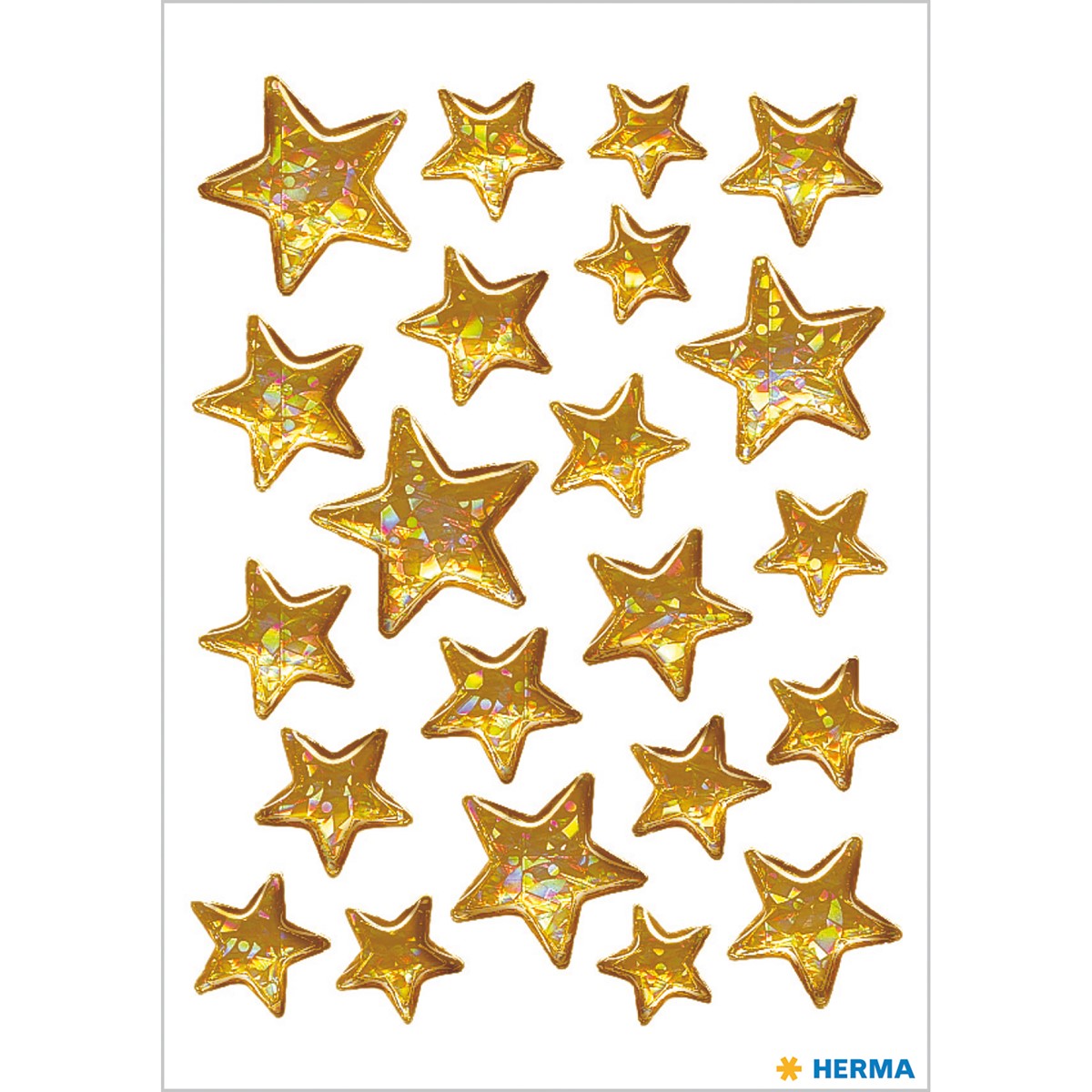 HERMA MAGIC Sterne Aufkleber – Selbstklebend, Leuchtend, Zum Verzieren