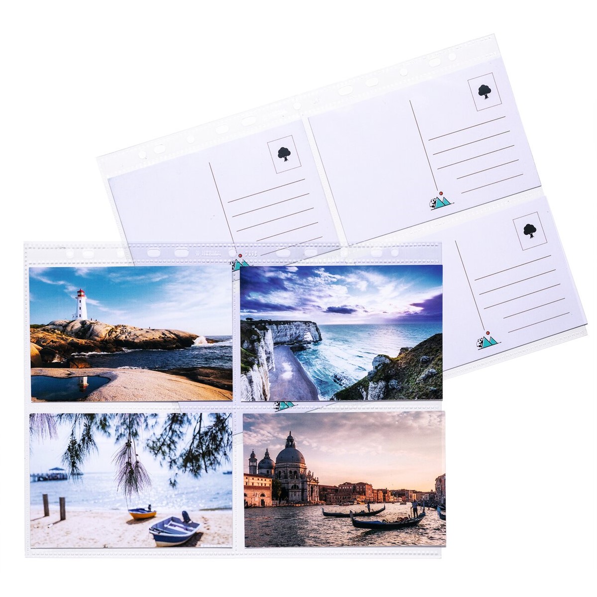 Prophila – 100 Pochettes De Protection Pour Cartes Postales En PVC Rigide – Format Standard – Qualité Collection