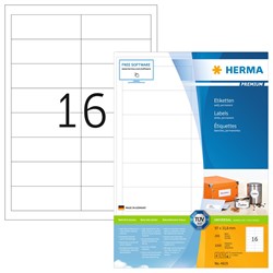 HERMA Universal-Etiketten, weiß, 96,5 x 33,8 mm, 200 Blatt