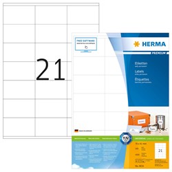 HERMA Universal-Etiketten, weiß, 70 x 41 mm, 200 Blatt