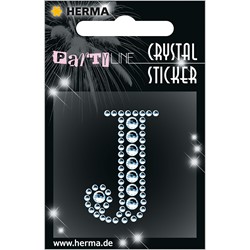 HERMA Crystal Sticker, J