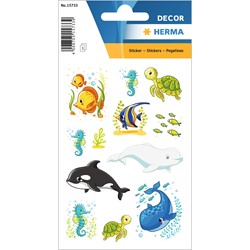 HERMA DECOR Sticker, Walfamilie und Freunde