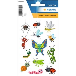 HERMA DECOR Sticker, Kleine Krabbeltiere