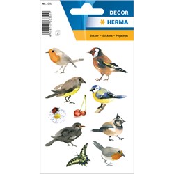 HERMA Decor Sticker, Aquarell Vögel