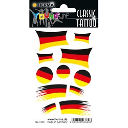 HERMA Tattoo Sticker, Deutschland Fahnen